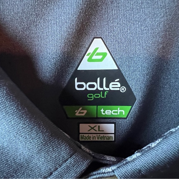 🔥BOLLE GOLF MEN'S Striped Polo STYLE #4482-30 CC2102 COLOR GREY NWT pick size - Picture 15 of 16